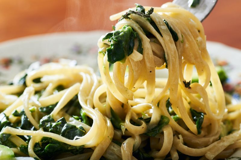 Alfredo Dish at Frankie's Restaurant in Lenox